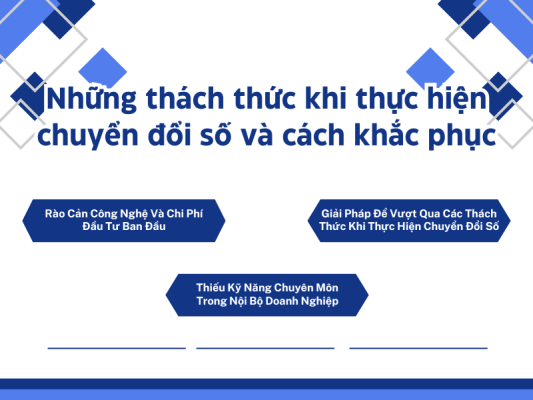 thách thức khi chuyển đổi số