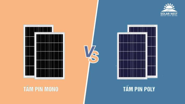 So sánh pin Mono và Poly